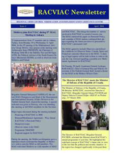 RACVIAC Newsletter REGIONAL ARMS CONTROL VERIFICATION AND IMPLEMENTATION ASSISTANCE CENTRE Issue 4  Moldova joins RACVIAC during 9 th MAG