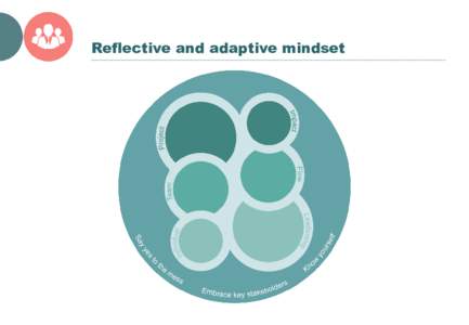 Reflective and adaptive mindset   