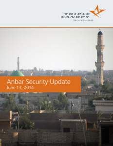 Anbar Security Update June 13, 2014 Anbar Security Update June 13, 2014