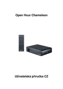 Open Hour Chameleon  Uživatelská příručka CZ Děkujeme Vám za zakoupení Open Hour Chameleon Open Hour Chameleon je výkonný minipočítač osazený procesorem RK3288 s unikátní podporou