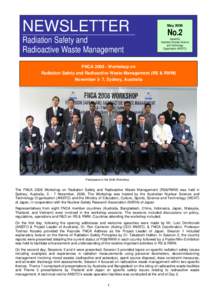 NEWSLETTER Radiation Safety and Radioactive Waste Management May 2009