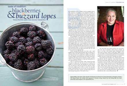 taste of tradition blackberries  taste of tradition: blackberries