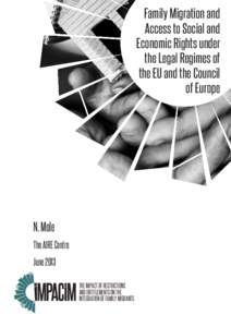 Family Migration and Access to Social and Economic Rights under the Legal Regimes of the EU and the Council of Europe