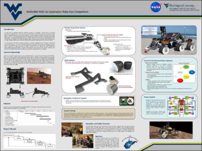 NASA/NIA RASC-AL Exploration Robo-Ops Competition  Sample Acquisition System Introduction