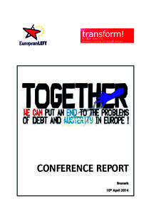 transform! european network for alternative thinking and political dialogue d for alternative