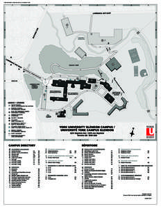 YORK UNIVERSITY GLENDON CAMPUS ACCESSIBILITY MAP  A LAWRENCE AVE EAST