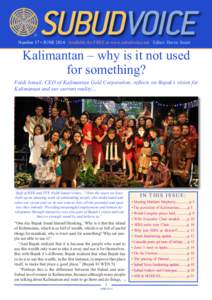 SUBUDVOICE  Kalimantan – why is it not used for something? ®