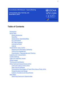 1       Table of Contents   