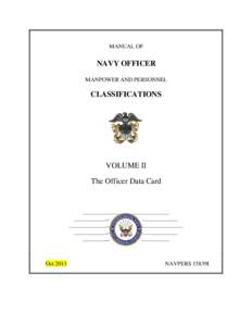 Officer manual Col II introduction