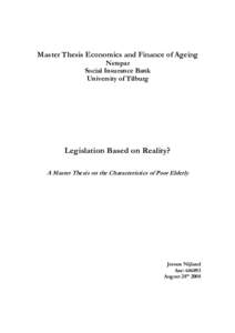 Microsoft Word - Master Thesis Economics and Finance of Ageing.doc