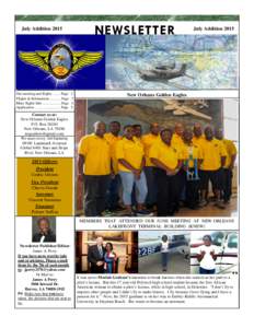 Golden Eagles Newletter July 2015