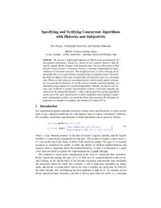 Logic in computer science / Separation logic / Substructural logic