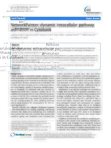 NetworkPainter: dynamic intracellular pathway animation in Cytobank