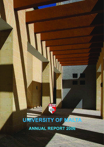 UNIVERSITY OF MALTA ANNUAL REPORT 2006
