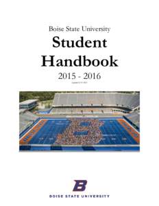 Boise State University Student Handbook