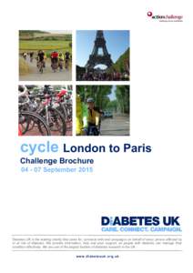 Diabetes UK London to Paris 15
