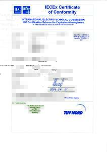 IECEx CoC IECEx TUN 04.0006X Issue 4 Unterschrift
