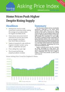 HOME.CO UK ASKING PRICE INDEX October 2014 	  Released: Asking Price Index