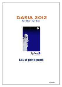 Microsoft Word - Dasia 2012_List of Participants.docx