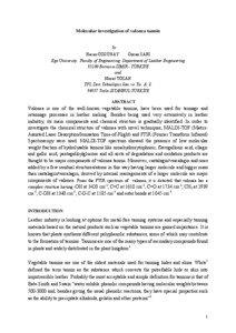 Microsoft Word - Nr 19 - Molecular investigation of valonea tannin rev.doc