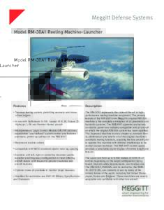 Model RM-30A1 Reeling Machine-Launcher  Features Description