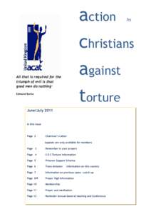 action christians against torture by