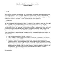 Microsoft Word - Final Exam Conflict Accommodation Guideline Final.doc