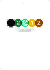 Annual report and consolidated accounts for the financial year 2012