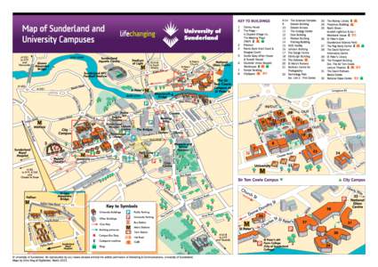 Our full range of downloadable campus and regional maps can be found at: http://www.sunderland.ac.uk/gettinghere/ campusmaps/  How to find us