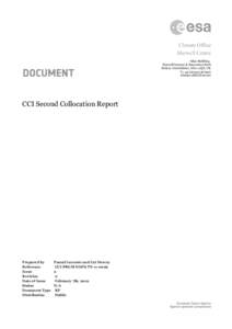 CCI Second Collocation Report