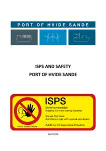ISPS AND SAFETY PORT OF HVIDE SANDE April 2014  ISPS Port of Hvide Sande