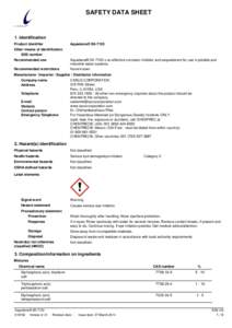SAFETY DATA SHEET  1. Identification Product identifier  Aquadene® SK-7103