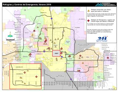 Refugios y Centros de Emergencia, Verano 2016 Cave Creek Â ?