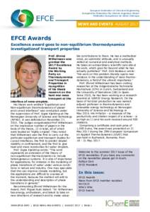 EFCE  European Federation of Chemical Engineering Europäische Föderation für Chemie-Ingenieur-Wesen Fédération Européenne de Génie Chimique