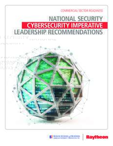 COMMERCIAL SECTOR READINESS  NATIONAL SECURITY CYBERSECURITY IMPERATIVE LEADERSHIP RECOMMENDATIONS