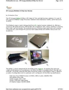 NotebookReview.com - HP Compaq EliteBook 6930p User Review  Page 1 of 10