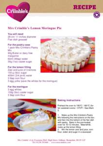 Microsoft Word - Lemon Meringue Pie.doc