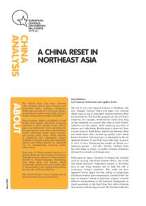 CHINA ANALYSIS A CHINA RESET IN NORTHEAST ASIA