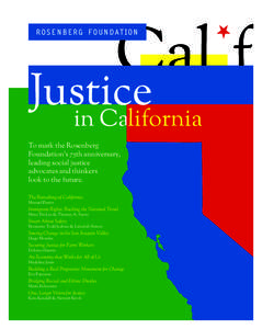 Cal f Justice in California  To mark the Rosenberg
