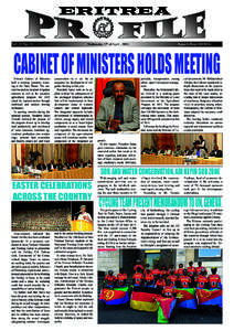 Vol. 22 No. 13  Wednesday,15th of april , 2015 Pages 8, Price 2.00 NFA