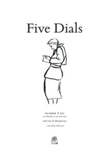 Five Dials  Number 8 bis An Addendum to our Paris Issue