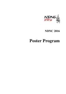 NDNCPoster Program 1.Diamond Synthesis