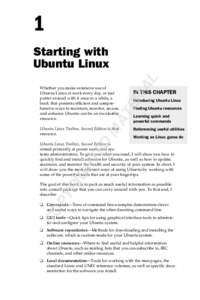 1  RI In This Chapter Introducing Ubuntu Linux