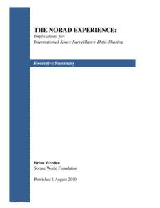 Microsoft Word - The NORAD Experience - Lessons for International SSA Data Sharing Summary (1Aug2010).doc