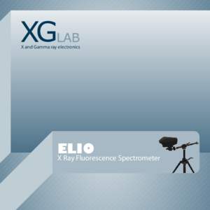 X and Gamma ray electronics  ELIO X Ray Fluorescence Spectrometer