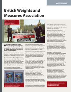 ADVERTORIAL  British Weights and Measures Association The ‘metric martyrs’ trial showed how the UK