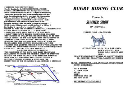 Sports / Equestrian sports / British Show Pony Society / Riding Pony / Show hunter / Shetland pony / Cob / Riding Horse / Pony / Equestrianism / Breeding / Olympic sports