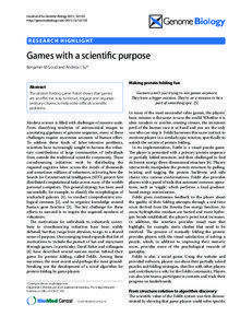 Good and Su Genome Biology 2011, 12:135 http://genomebiology.com[removed]