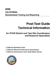 2006 STAR Post-Test Guide