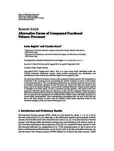 Alternative Forms of Compound Fractional Poisson Processes